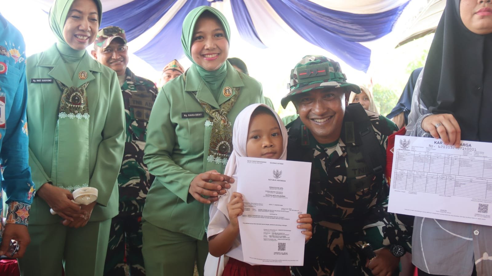 Pentingnya Administrasi Warga, Layanan Dokumen Kependudukan di Acara Penutupan TMMD