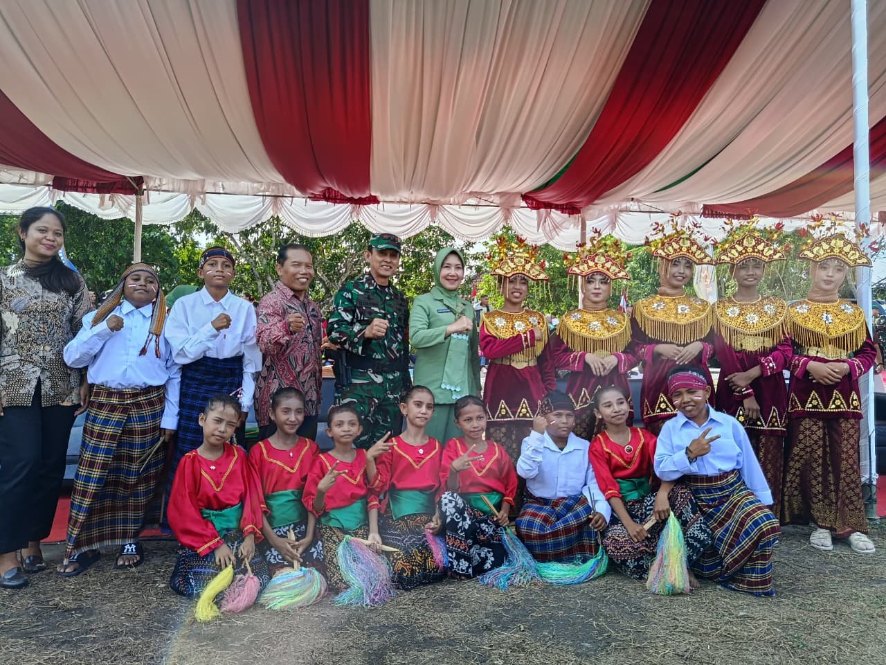 Penutupan TMMD ke-129 oleh Pangdam II/Sriwijaya di Desa Deniang