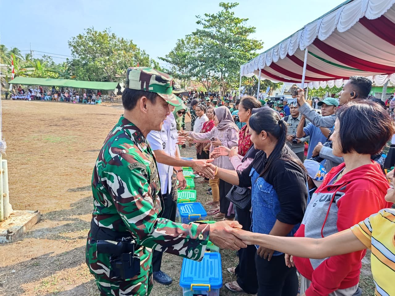 Pangdam II/Sriwijaya Serukan Warga Deniang Pelihara Hasil TMMD ke-129
