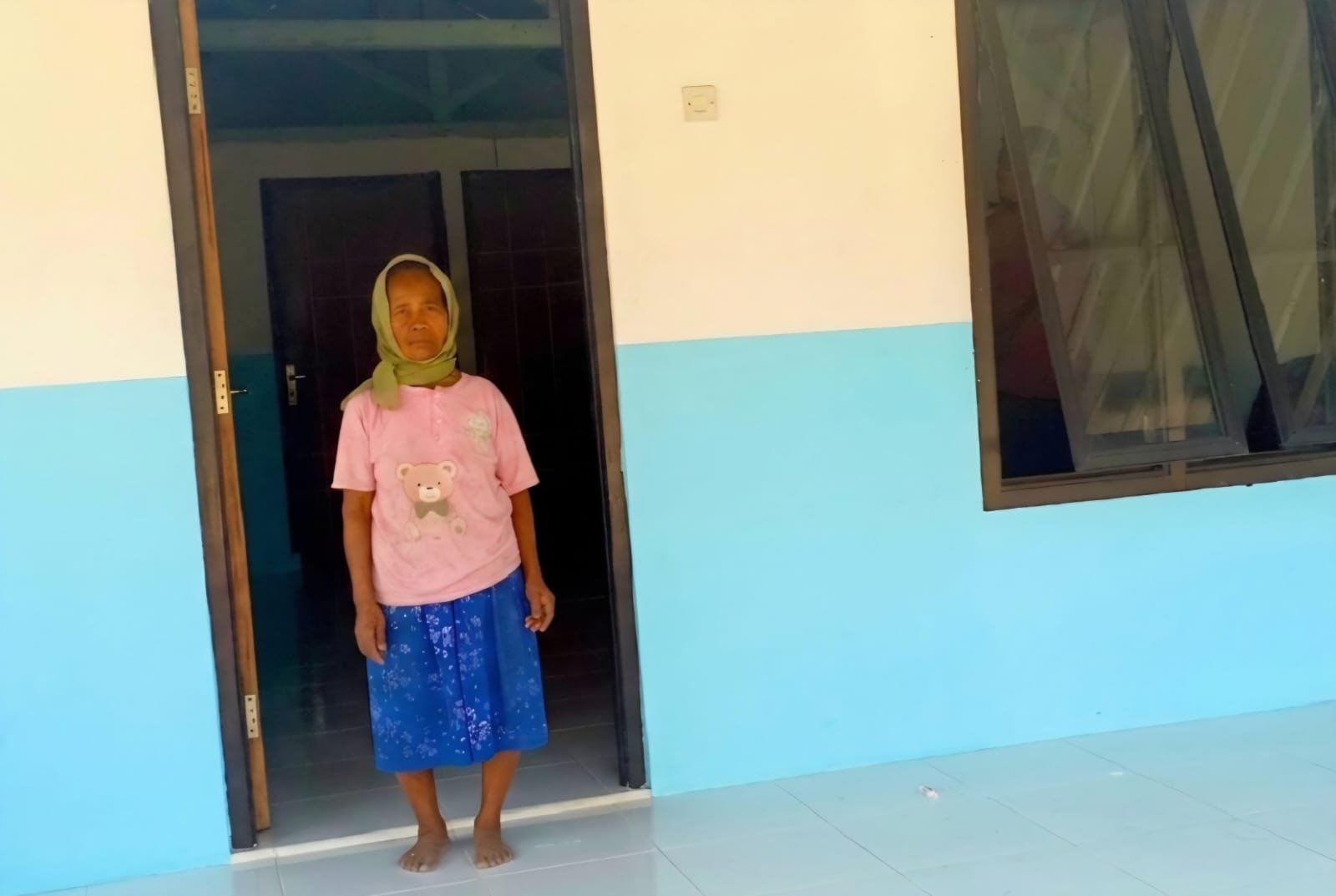 Wagini Mengucapkan Rasa Syukur kepada Satgas TMMD 129 Bojonegoro