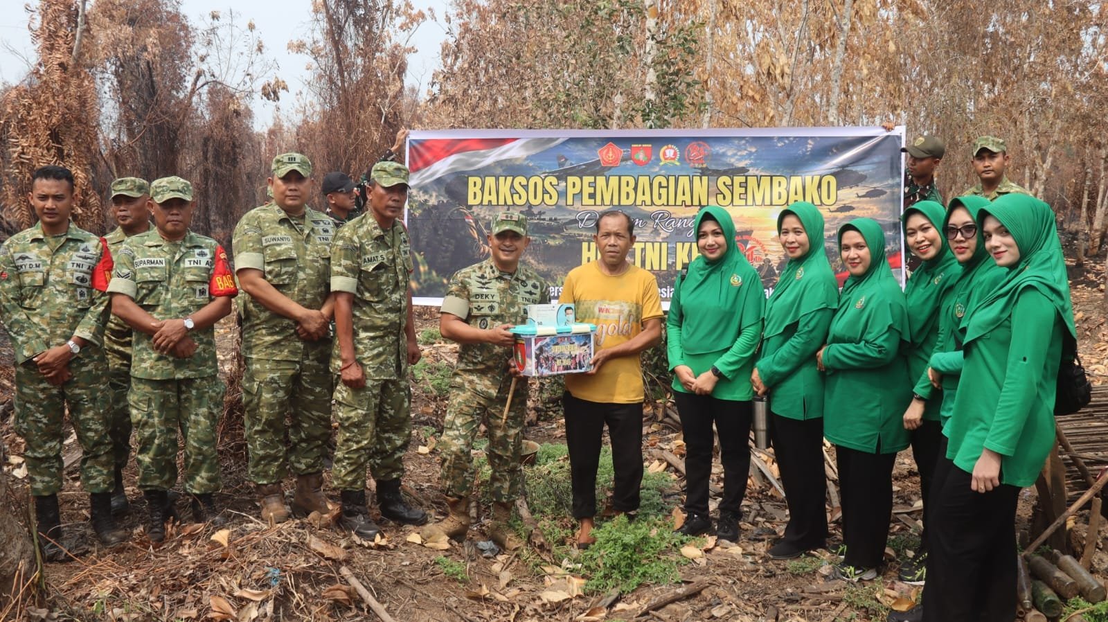 Kodim 1011/KLK Siap Membantu Korban Karhutla pada HUT TNI Ke-81