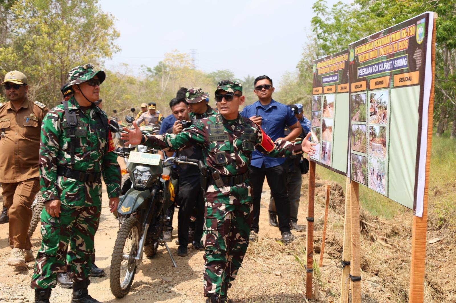 Dandim 1009 dan Bupati Meneliti Proyek TMMD untuk Kemajuan Masyarakat