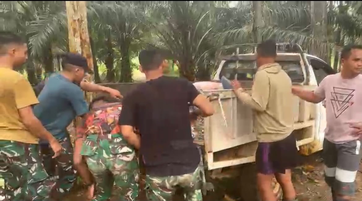 Satgas TMMD Kodim 1210/Landak Optimalkan Ketersediaan Material untuk Proyek Pembangunan