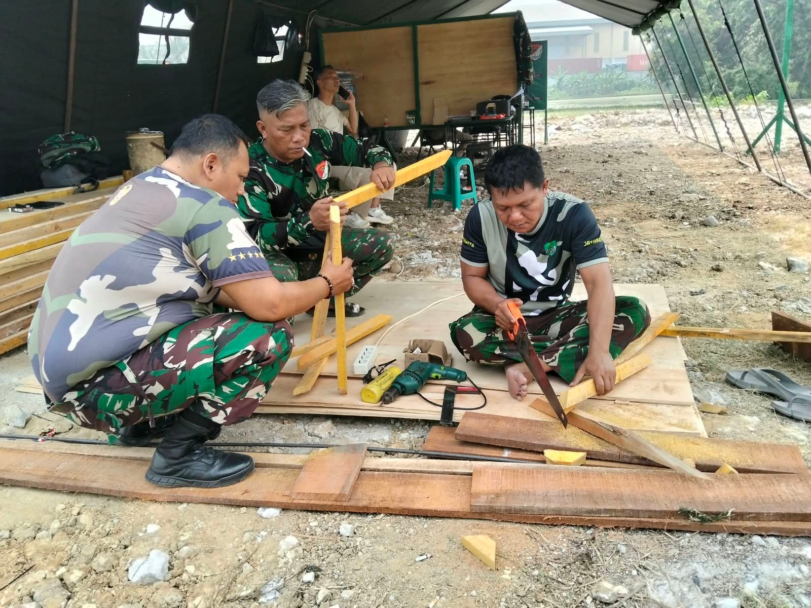TNI Gelar Persiapan Infrastruktur Melalui Program TMMD di Jayanti