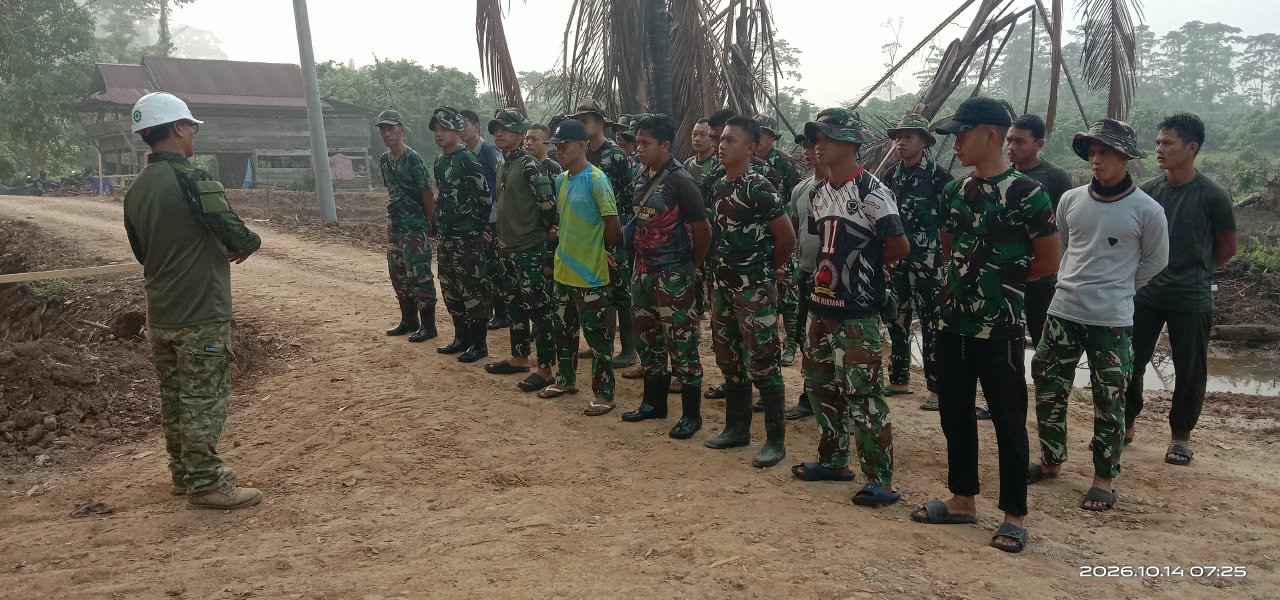 Menguatkan Kerja Bareng: Apel Pagi TNI dan Komunitas di Luwu Timur