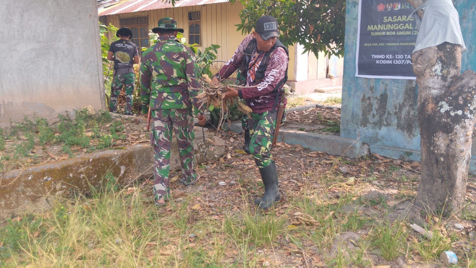 Inisiatif Kodim 1307/Poso bangun sumur pompa dukung kehidupan masyarakat Desa Soe