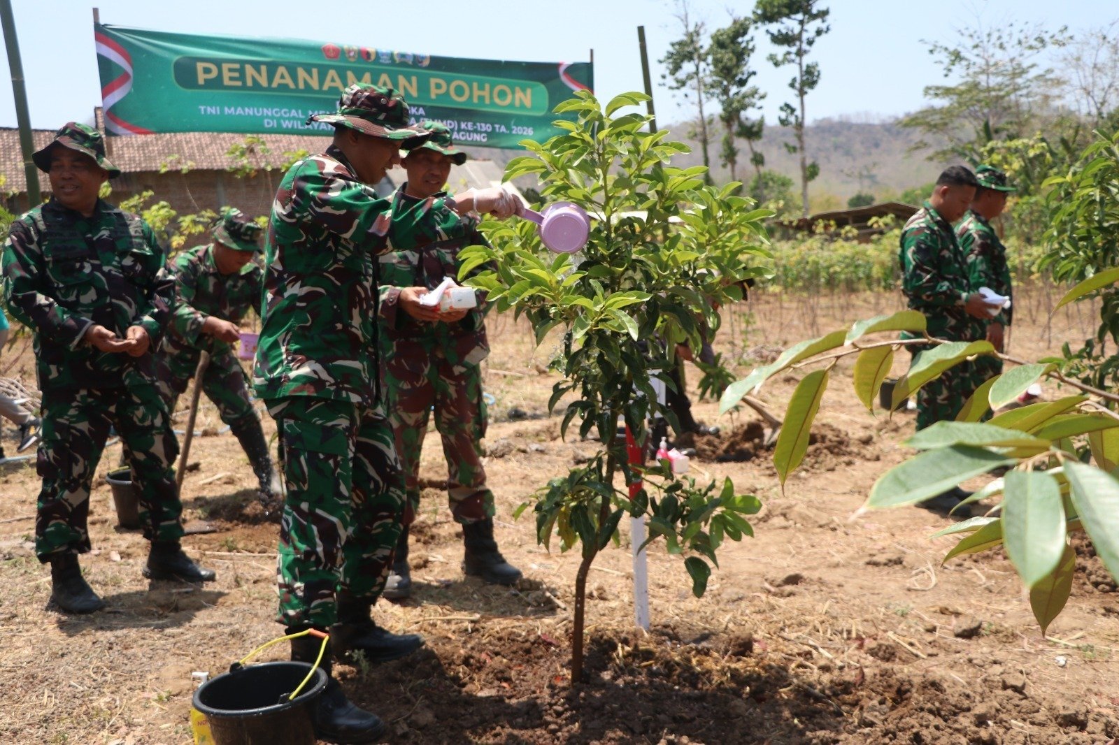 Kodim Tulungagung dan Pemerintah Bersinergi Mewujudkan Pembangunan di Desa Pojok