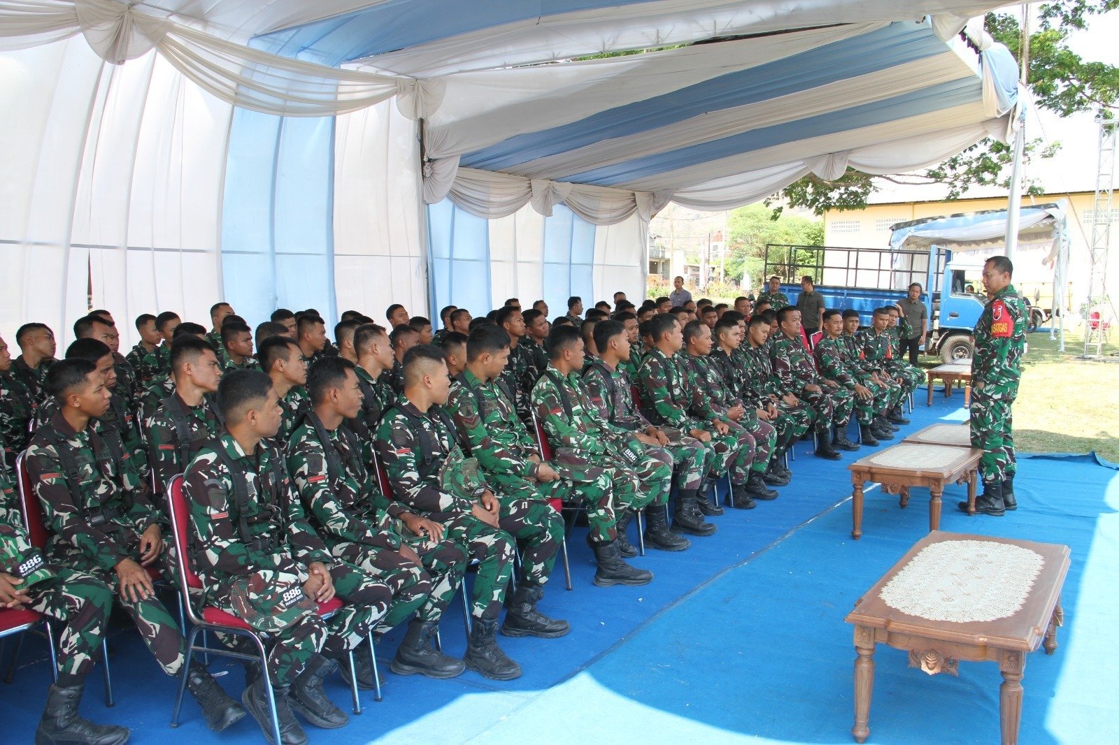 Dansatgas TMMD ke-130 Ingatkan Prajurit Pentingnya Disiplin dan Aman saat Bertugas