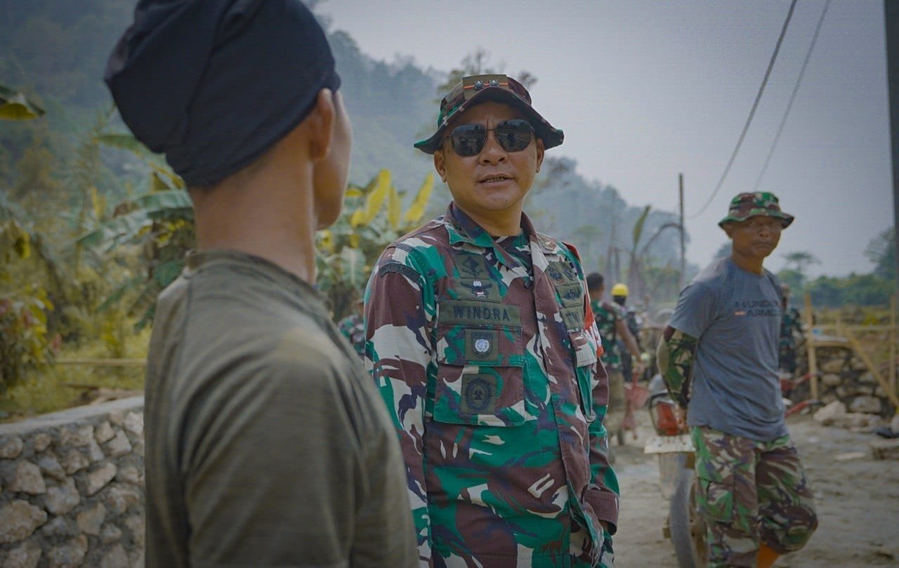 Kunjungan Dansatgas TMMD ke-130 Tumbuhkan Energi Baru bagi Prajurit di Luwu Timur