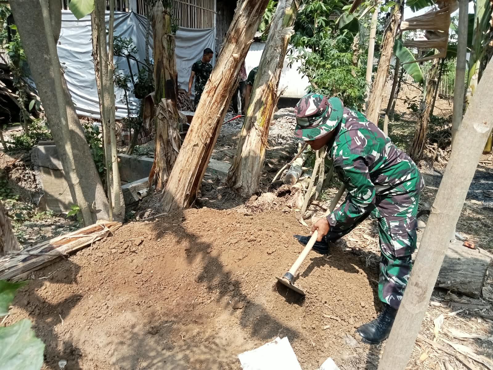 Satgas TMMD Ciptakan Rumah Layak untuk Suparlan di Tulungagung