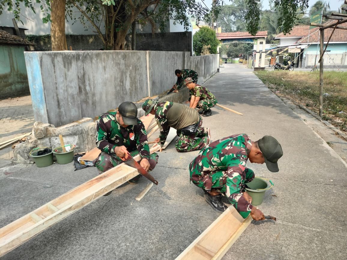 Satgas TMMD ke-130 Kodim 0510 Terus Majukan Pembangunan Bekisting di Wilayah Pedesaan