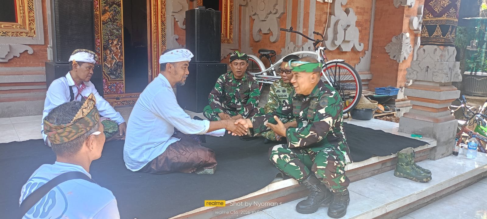 Kodim Klungkung Tunjukkan Dukungan Moral di Tengah Musibah Keluarga Prajurit