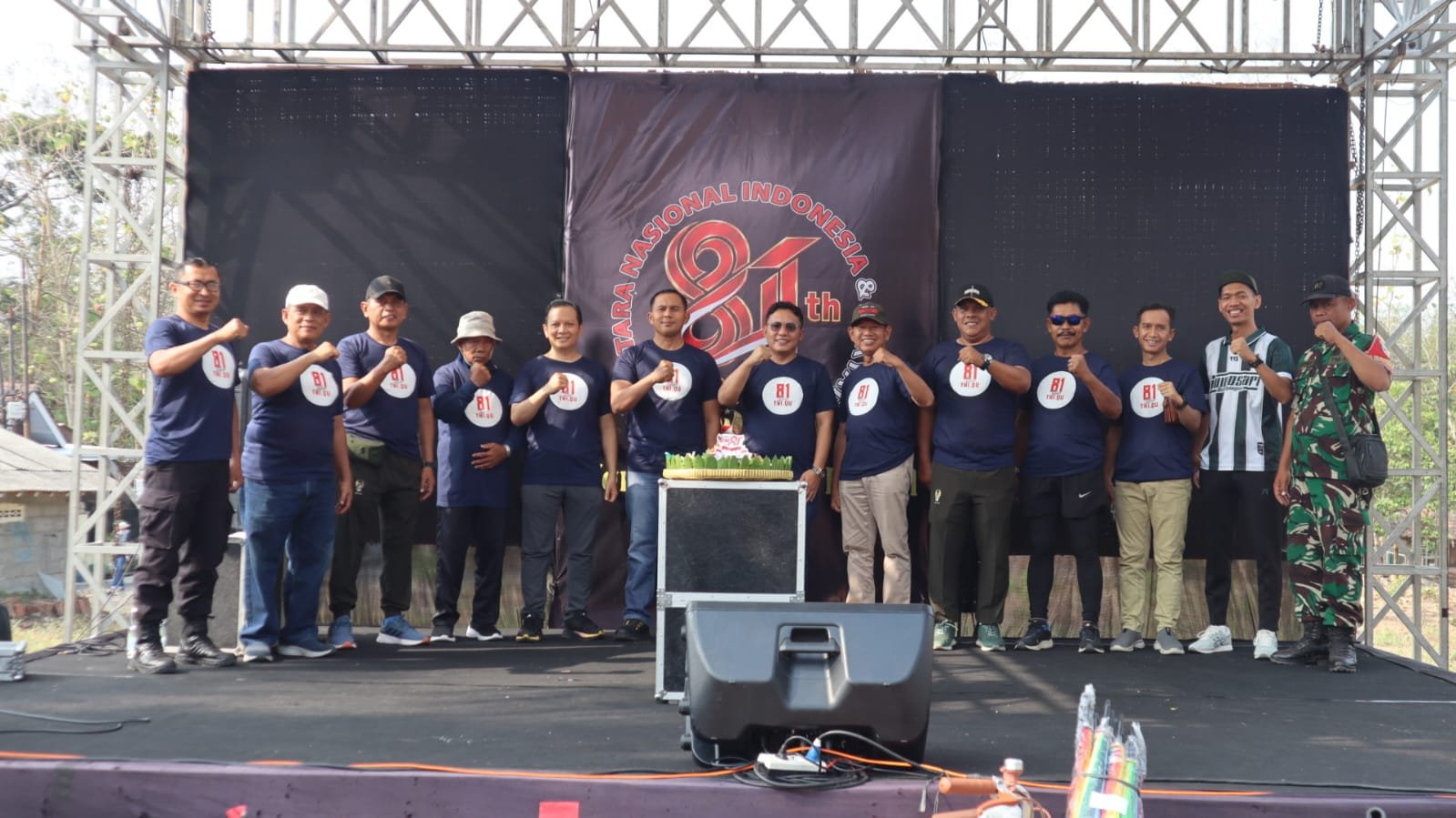 Kodim 0729/Bantul Gelar Olahraga Sehat Rayakan HUT TNI yang ke-81