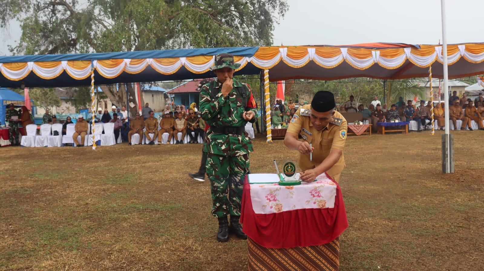 Ahlan Djumadil luncurkan program TMMD ke-130 demi kemajuan desa di Halteng