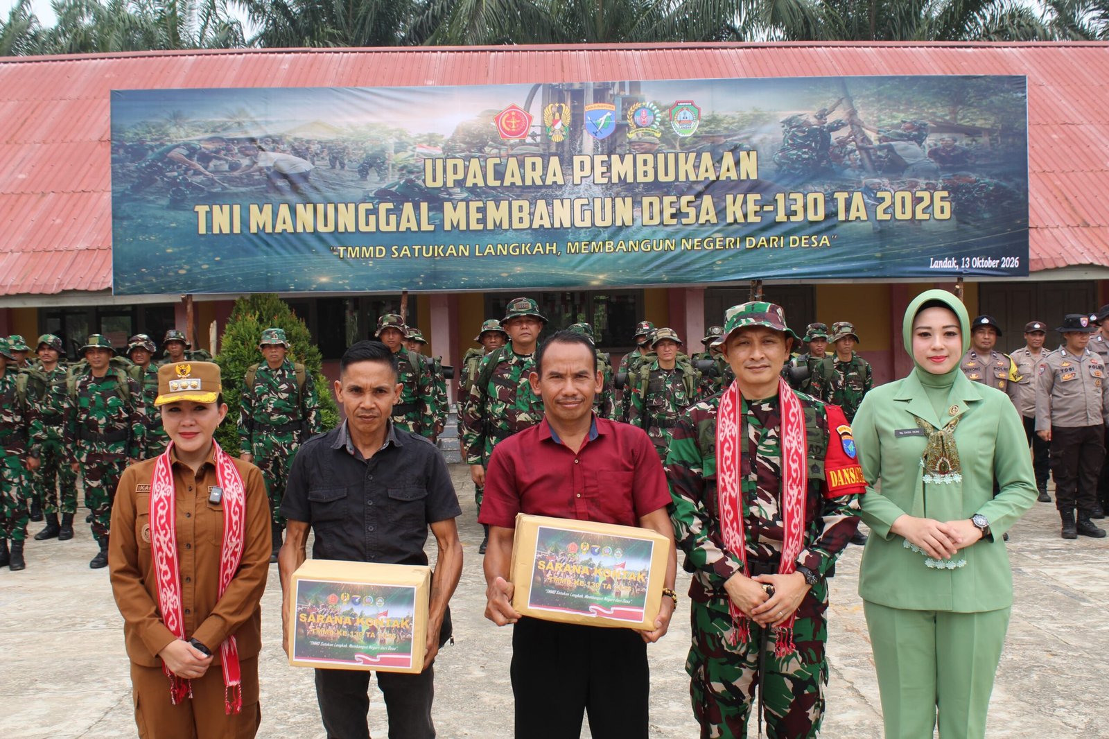 TMMD ke-130: Mewujudkan Kemandirian Pangan dan Melestarikan Lingkungan di Landak