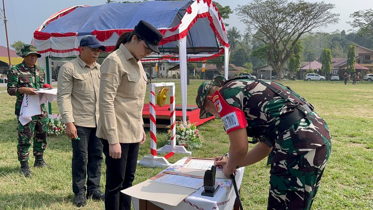 Sinergi TNI dan Pemkab Poso Dorong Pembangunan Melalui TMMD ke-130