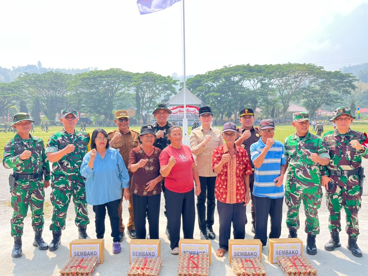 TMMD ke-130 di Poso: Upaya Terpadu Meningkatkan Kesejahteraan Masyarakat