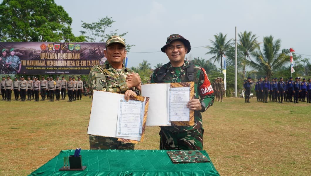 Perkuat Kerjasama, Bupati Luwu Timur Resmikan TMMD ke-130 untuk Masyarakat