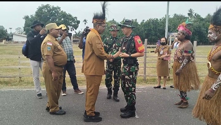 Penuh Kehangatan, Pembukaan TMMD ke-130 Dihiasi Tradisi Budaya Arfak