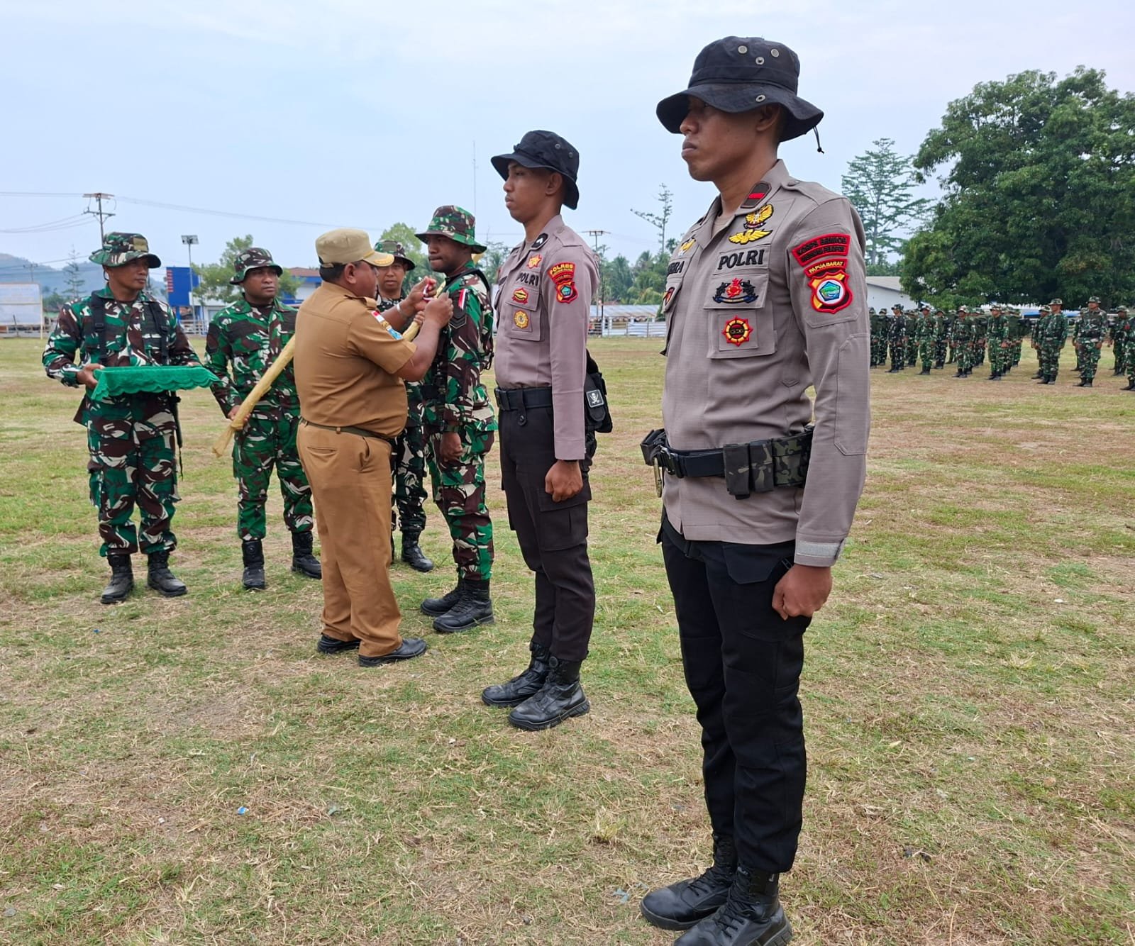 TNI Tampilkan Komitmen Pembangunan Melalui Seremoni Awal TMMD di Manokwari