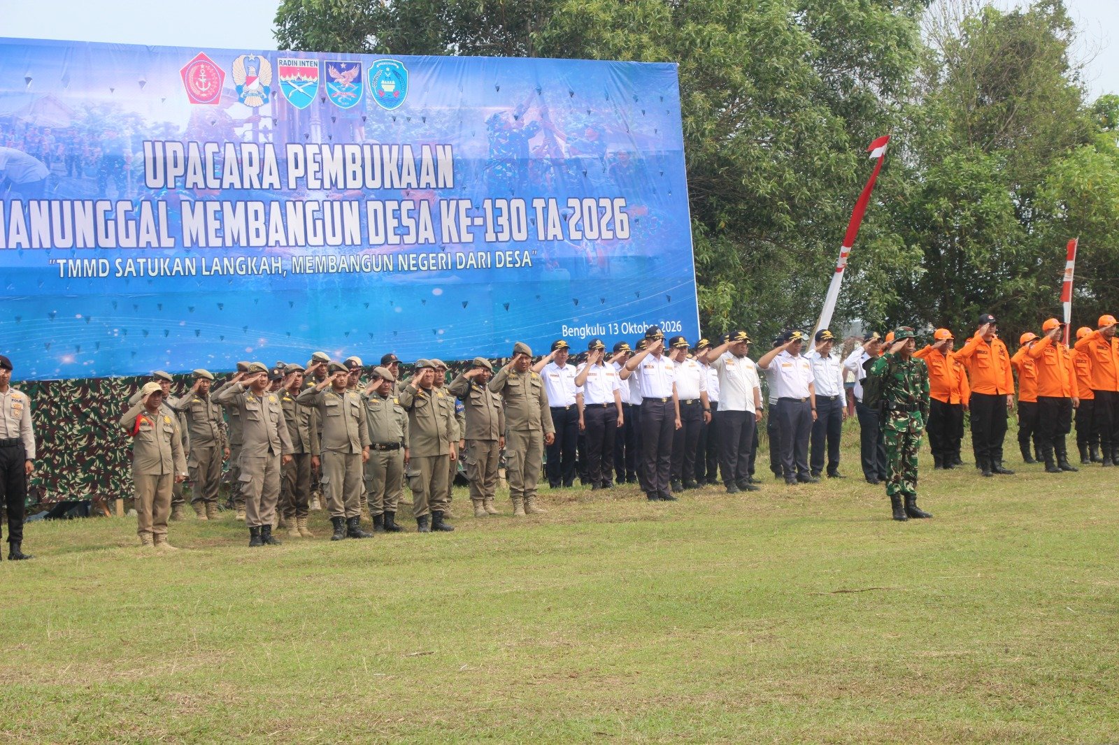 Kota Bengkulu Gelar TMMD ke-130, Dukungan Pemkot Perkuat Pembangunan Masyarakat